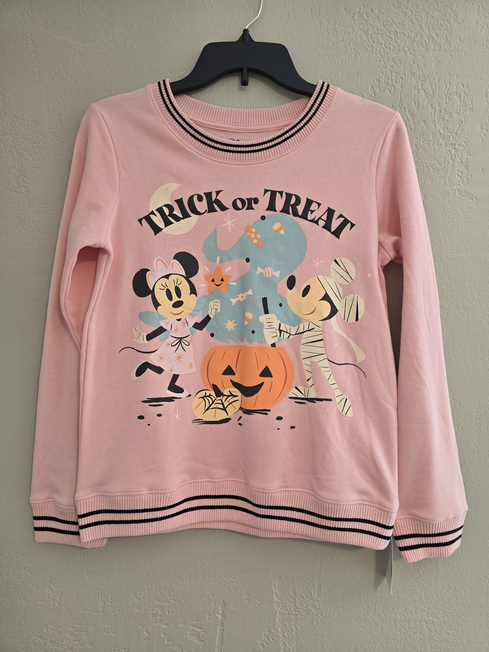 Disney Halloween Mickey & Minnie Graphic Sweatshirt XL